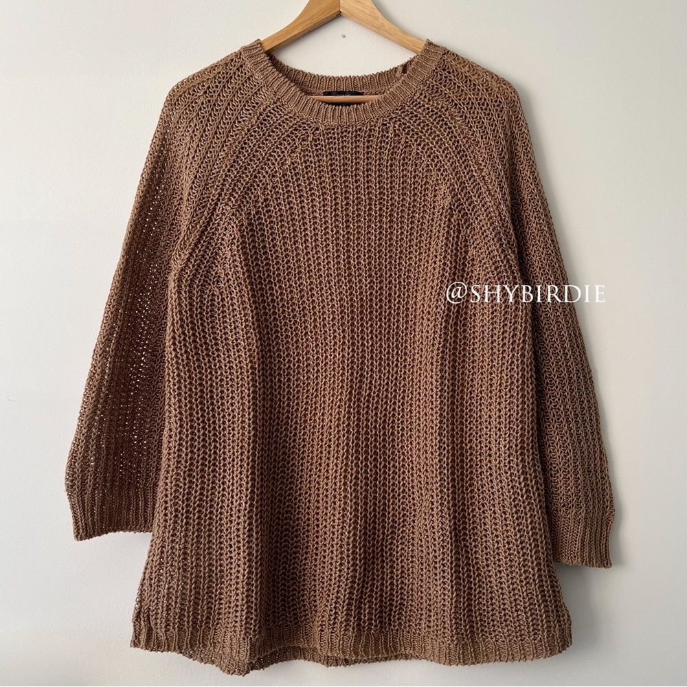 J.Crew 100% Linen Relaxed Fit Beach Sweater - Picture 5 of 16